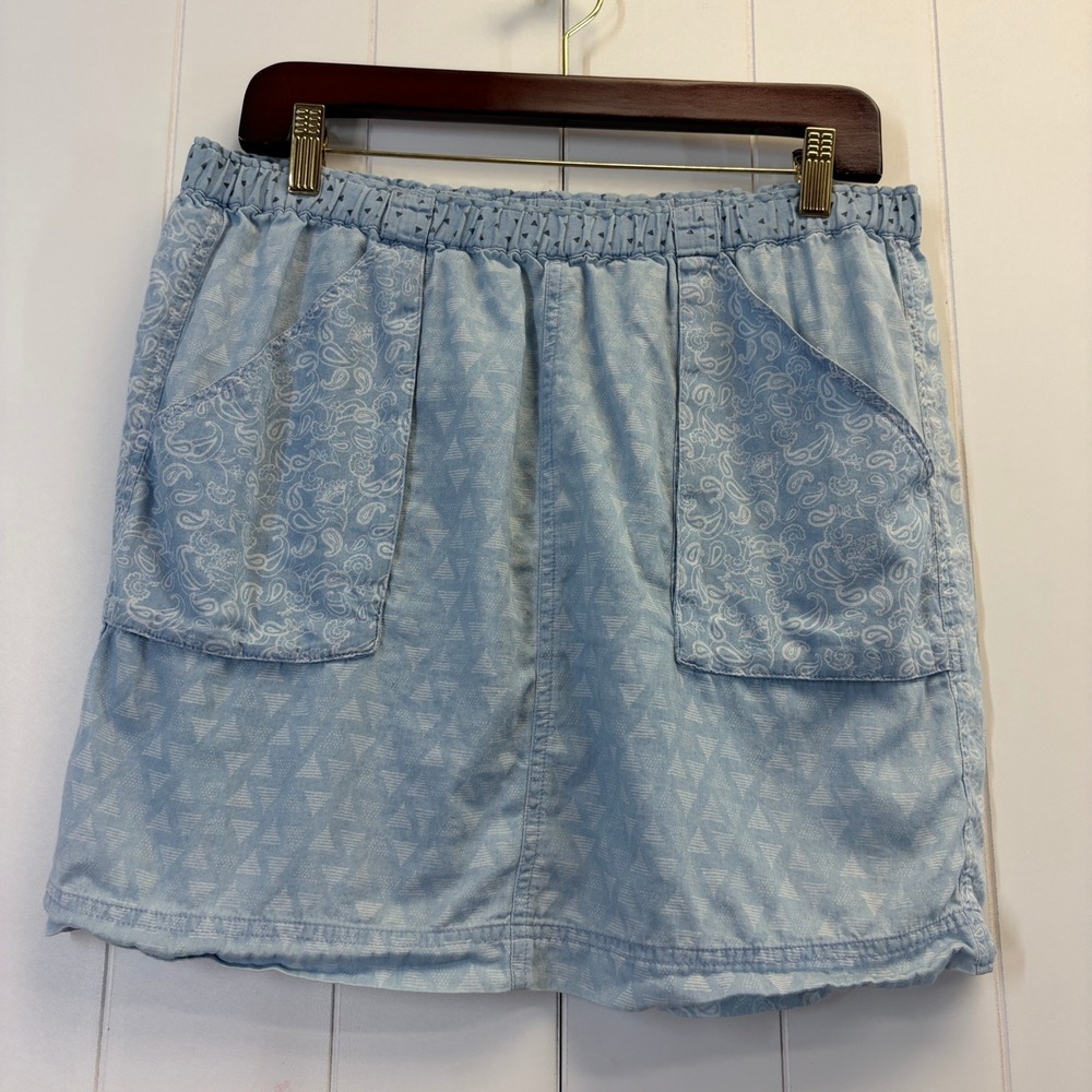 Matilda Jane Boho Mini Skirt Women Medium Cottage Coastal Grandma Summer Chic